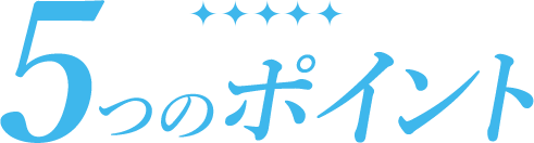 5つのポイント